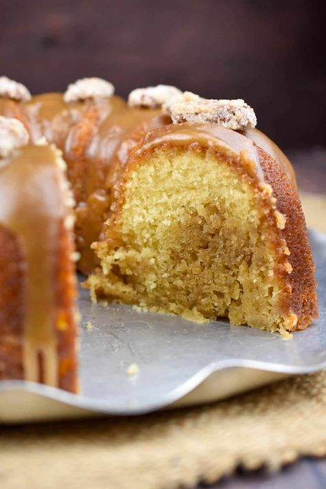 Kentucky Salted Caramel Butter Cake, Salted Caramel Kentucky Butter Cake Recipe, Bourbon Butter Cake Recipe, Salted Caramel Butter Cake, Kentucky Foods, Caramel Kentucky Butter Cake, Salted Caramel Kentucky Butter Cake, Bourbon Cake Recipe, Easy Butter Cake Recipe