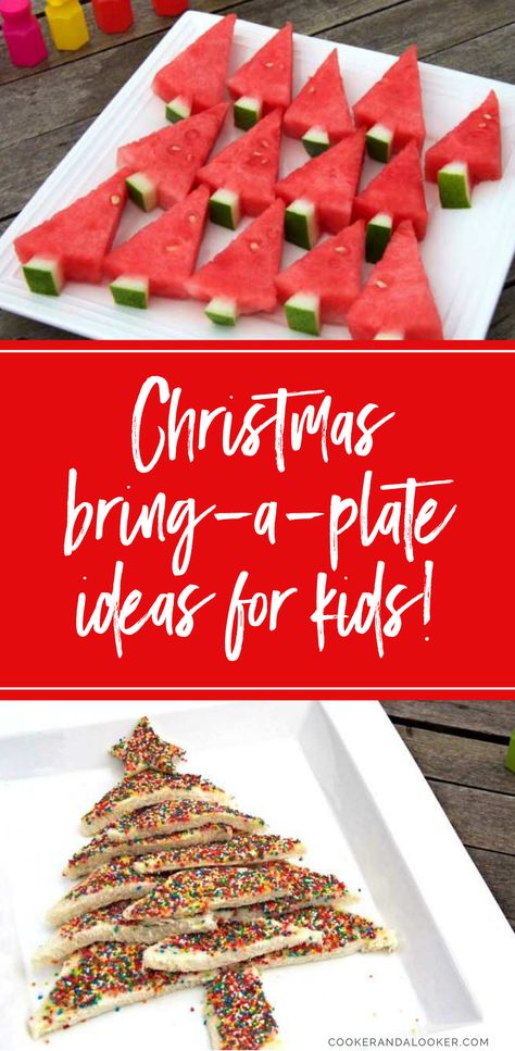 three simple bring-a-plate ideas for kids' Christmas parties! Plate Ideas, Kids Christmas Party, Christmas Lunch, Xmas Food, Christmas Party Food, Christmas Snacks, Christmas Cooking, Christmas Appetizers, Christmas Chocolate