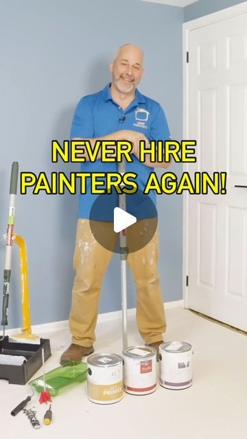 Jeff Thorman | Home RenoVision on Instagram: "Painting a Room? Watch My Fool Proof How To Video #homerenovation #homediy" Fastest Way To Paint A Room, How To Paint A Bathroom, How To Paint Like A Pro, How To Paint A Bedroom, Paint Home Interior Ideas, How To Paint A Room, Painting A Bathroom, Paint Hacks, Color Changing Paint