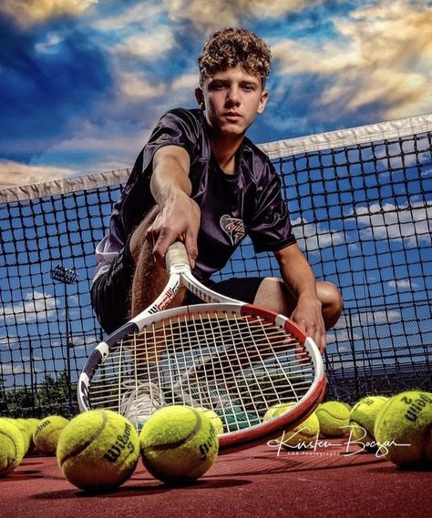 Tennis Senior Pictures, Tennis Court Photoshoot, Tennis Photoshoot, Boy Senior Portraits, Sports Photoshoot, Senior Photos Boys, Tennis Photography, Tennis Pictures, Tennis Photos