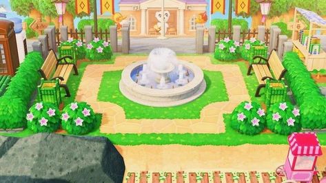 Imgur: The magic of the Internet Acnh Resident Services Idea, Acnh Resident Services Design, Acnh Town Plaza Ideas, Outset Island, Acnh Builds, Resident Services, Animal Crossing 3ds, Wild Animals Photos, Animals Crossing