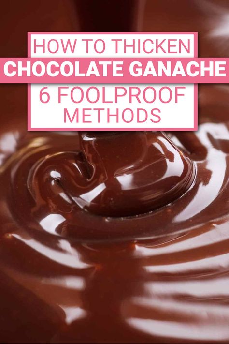 How To Thicken Ganache: 6 Easy Methods Ganache Recipe Easy, Easy Chocolate Ganache, The Best Hot Chocolate, Ganache Icing, Best Hot Chocolate, Chocolate Ganache Recipe, Chocolate Ganache Filling, Chocolate Ganache Frosting, Ganache Frosting