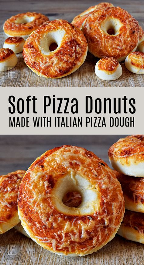 Pizza Donut Recipe, Donuts Ideas, Pizza Donuts, Snack Lunch, Doughnut Shop, Donuts Recipe, Tasty Breakfast, Eat Pray, Eat Pray Love