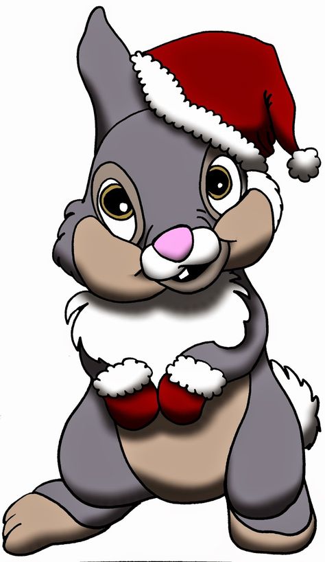 Panpan fête noël ! Le petit Lapin Chou de Bambi s'est déguisé pour l'occasion ! #Disney #Panpan #Bambi #Noël #Fanart Panpan Disney, Bambi Christmas, Disney Cuties, Bambi Disney, Christmas Cutouts, Christmas Yard Art, Christmas Disney, Disney Images, Christmas Rock