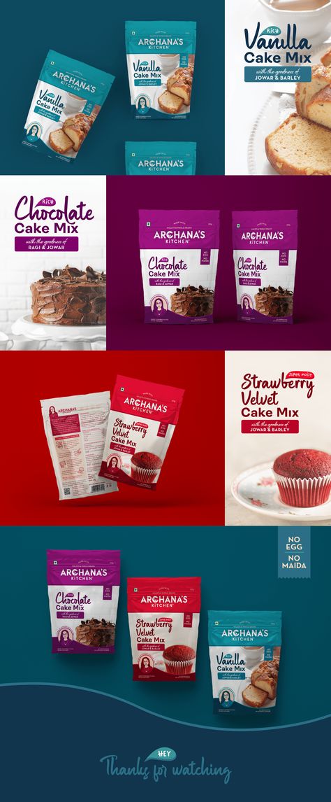 Cake Mix Packaging Design, Cake Mix Packaging, Baking Mix Packaging, Food Pouch Packaging, Cake Branding, Standing Pouch, Photography Men, Vanilla Cake Mixes, Muffin Cake