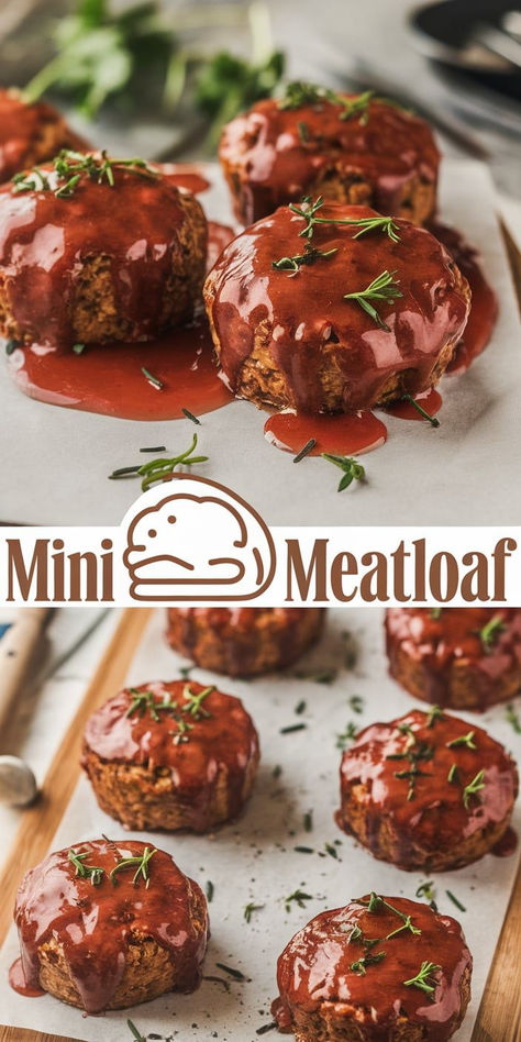 Small Meatloaf For Two, Individual Meatloaf Recipes, Meatloaf For Two, Individual Meatloaves, Healthy Mini Meatloaf, Fun Family Dinners, Easy Mini Meatloaf, Individual Meatloaf, Small Batch Recipes