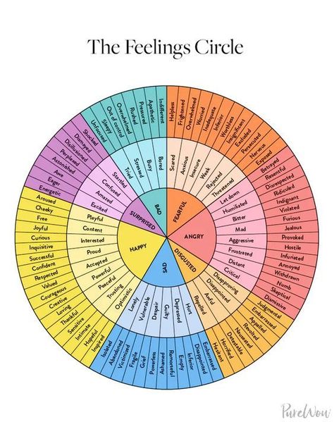 This feeling circle is perfect for ESL learners to expand their vocabulary and learn new ways to express themselves. Kids Feelings Chart, Feeling Chart For Kids, Feelings Circle, Feelings Chart For Kids, Feeling Chart, Feeling Your Feelings, Kids Psychology, Feelings Wheel, Kids Feelings