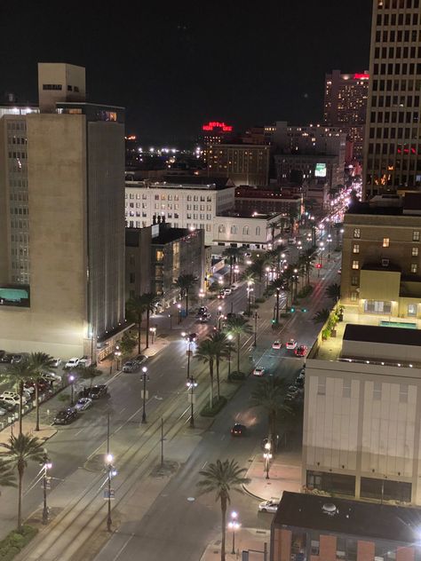 Canal street New Orleans from the rooftop New Orleans Canal Street, Nouvelle Orleans, Rooftop Bar, Louisiana, New Orleans, The Struts, Times Square, Bar