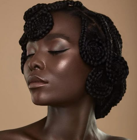 Columbian Hairstyles, Avant Garde Braids, Braids In Bun Black Women, Braids On Older Women, Vintage Braided Hairstyles, Koroba Braids Hairstyles, Igbo Hairstyles, African Hairstyles Natural, 1920s Black Hairstyles