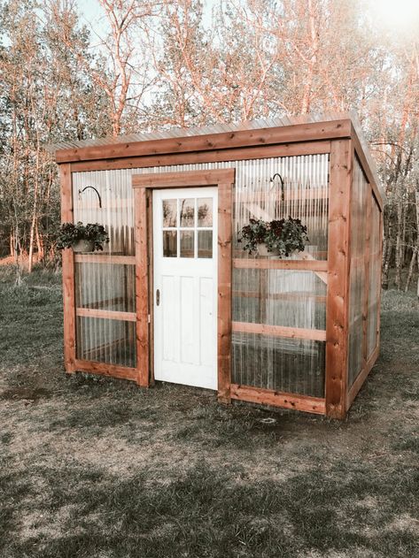 DIY 7x10 Lean-to Greenhouse Building Guide | Etsy Serre Diy, Greenhouse Building, Diy Greenhouse Plans, Lean To Greenhouse, Lean To, Backyard Greenhouse, Small Greenhouse, Greenhouse Plans, Diy Greenhouse