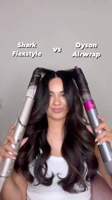 Shark Vs Dyson, Shark Air Styler, Dyson Air Wrap Vs Shark, Shark Flexstyle Tutorial, Shark Flex Style Curls, Shark Air Wrap Tutorial, Shark Flex Style Hair Tutorial, Shark Air Wrap, Shark Flex Style Hair