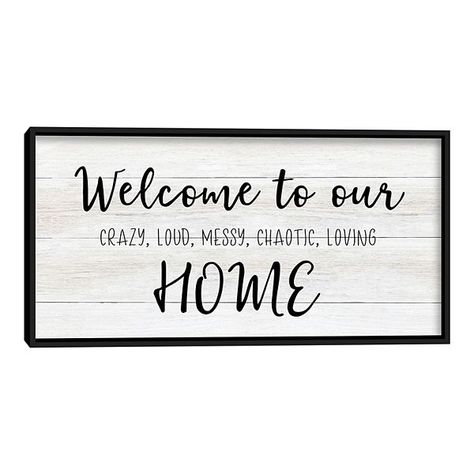 Farmhouse Signs Diy, Entry Signs, Family Wall Decor, Diy Canvas Wall Art, Welcome To Our Home, Diy Wood Signs, Family Wall, Family Signs, Diy Arts And Crafts