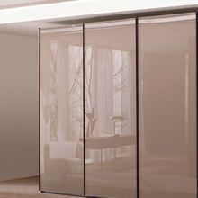 Doors Indian, Sliding Glass Closet Doors, Custom Closet Doors, Wardrobe Laminate Design, Sliding Door Wardrobe Designs, Glass Wardrobe, Wooden Wardrobe Design, Wardrobe Design Modern, Glass Cupboard