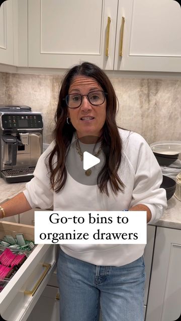 OrganizeDetroit on Instagram: "When organizing a drawer space you want to think about a couple factors before purchasing the bins! Drawers can be very shallow or long. I love the iDesign Home Edition Bin Inserts for those more shallow drawers because the sizes are so unique. (and great for a tea drawer like this) AND drawers in your home will differ in size and length so it’s important to know what you’re using the drawer for, measure the inside and buy accordingly!" Drawer Storage Organizer, Organizing Junk Drawers, Drawer Divider Ideas, How To Organize Deep Drawers, Deep Dresser Drawer Organization, Plates In Drawers, Small Kitchen Drawers, Tea Drawer Organization, Deep Kitchen Drawer Organization