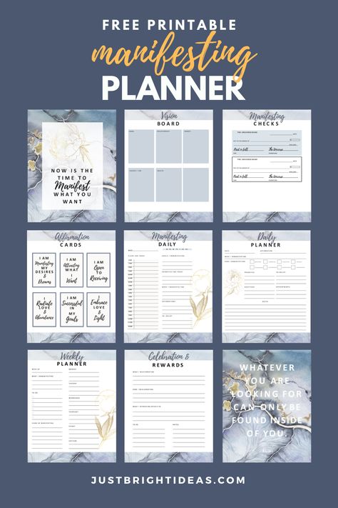 Find out how easy it is to create a manifesting ritual to help you get what you want out of life. Includes a free manifestation planner and worksheets to help you figure out which rituals are best for you. Manifestation Planner Template, Law Of Attraction Planner Free Printable, Free Printable Manifestation Journal, Creating A Planner, Free Manifestation Printables, Manifesting Worksheets, Manifest Planner, Manifestation Worksheet, Manifestation Notebook