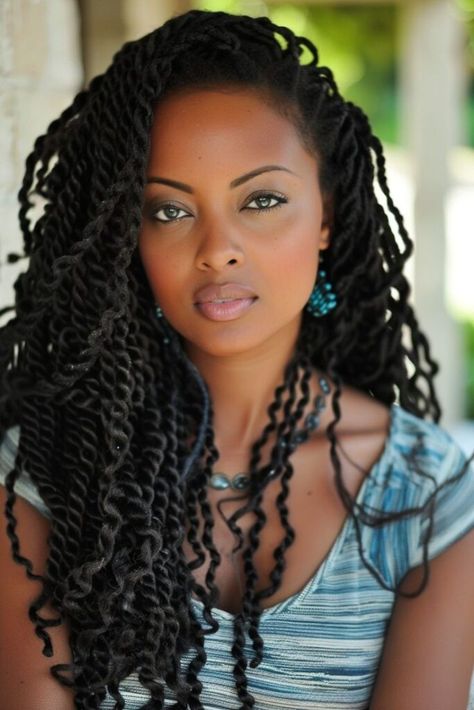 19 Prettiest Summer Hairstyle Ideas For Black Women Hairstyle Ideas For Black Women, Jumbo Twists, Twist Hairstyle, Hair Twists, Inspiration Pics, Jesus Help, Twist Braid, Single Braids, Crochet Braid Styles