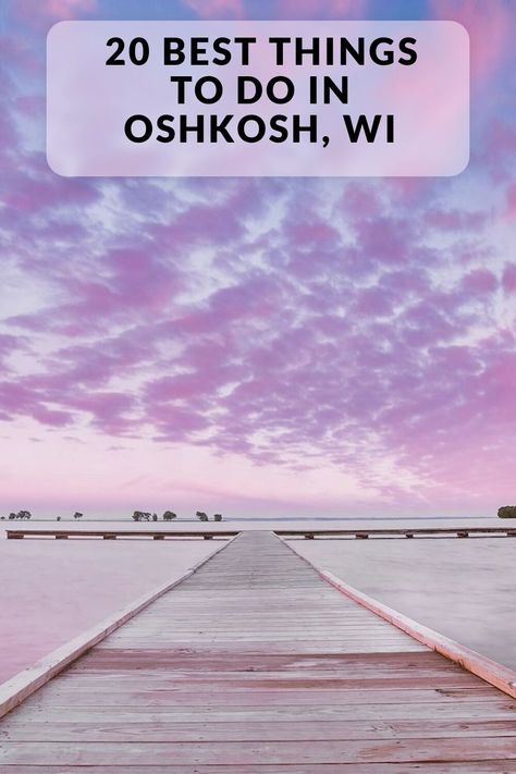 Discover the 20 best things to do in Oshkosh, WI. Including EAA Aviation Museum, Wiouwash Trail, The Grand Oshkosh, Menominee Park and more. Oshkosh Wisconsin, Wisconsin Art, Museum Education, Aviation Museum, Community Park, Military Veterans, Air Show, Historic Buildings, Travel Food