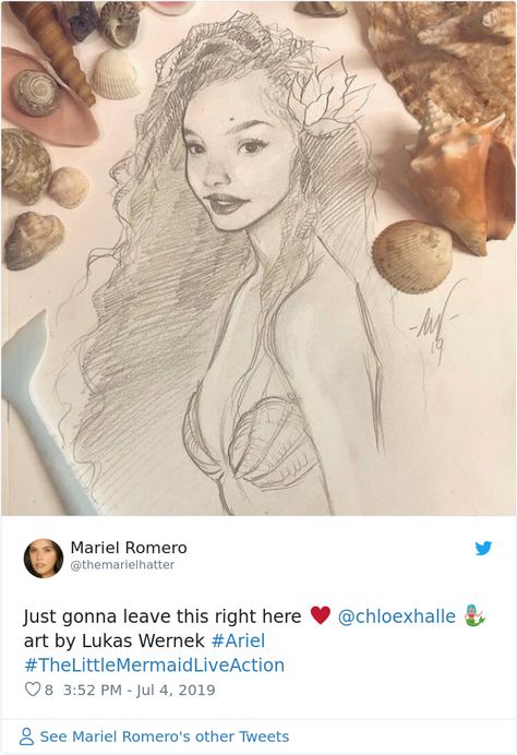 Halle Bailey Fan Art, Halle Ariel Fanart, Halle Bailey Ariel Drawing, Halle Bailey Ariel Art, Halle Bailey Ariel Fan Art, Hallie Bailey Ariel, Halle Bailey Drawing, The Little Mermaid Halle Bailey, Ariel Halle Bailey