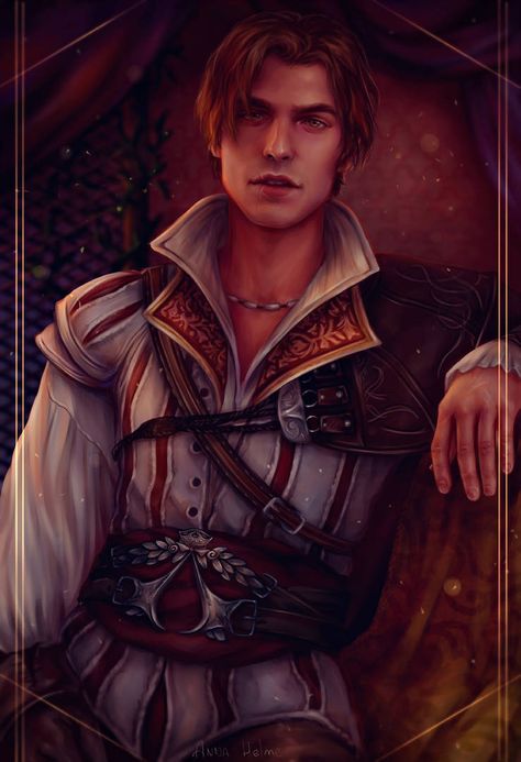 Ezio Auditore by https://www.deviantart.com/annahelme on @DeviantArt Assassin's Creed Ezio, Assassins Creed Ii, Ezio Auditore, Assassins Creed 2, Assassins Creed Artwork, Assassins Creed Game, Assassins Creed Art, Fantasy Male, Assassin’s Creed