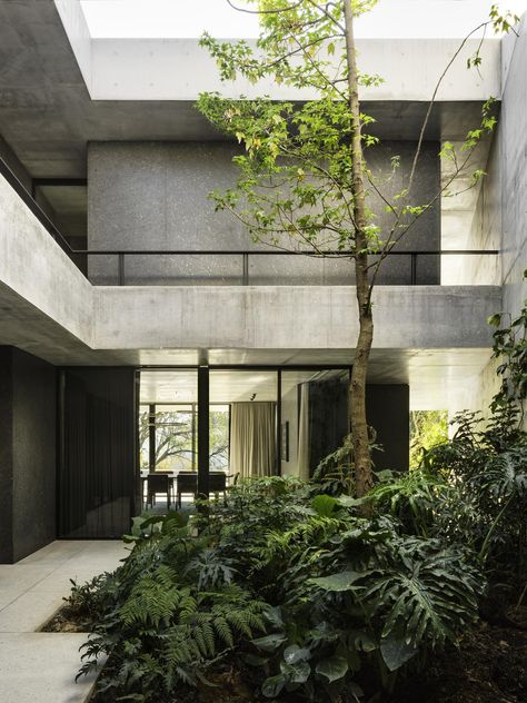 Swiss Ambassador's Residence is urban retreat in Mexico City | Wallpaper* Granite Blocks, Terrazzo Floors, Architectural Firm, Mexico City Mexico, Terrazzo Flooring, Patio Interior, Minimalist Architecture, Studio City, City Design