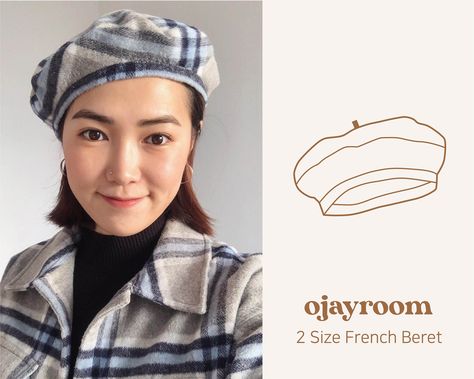 Hat Sewing Pattern, Quick Costumes, French Beret Hat, Hat Sewing, French Beret, Hat Patterns To Sew, Beret Hat, Youtube Tutorials, Pdf Sewing Patterns