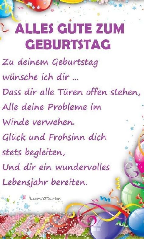 Birthday Wishes Flowers, Happy Birthday Quotes For Friends, Happy Birthday Video, German Language Learning, Late Birthday, Best Birthday Wishes, Happy Birthday Fun, Happy Birthday Quotes, Happy B Day