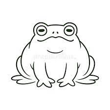 Simple Toad Drawing, Toad Cartoon Drawing, Toad Silhouette, Toad Drawing Easy, Frog And Toad Drawing, Cute Toad Drawing, Frog Illustration Cute, Amphibians Drawing, Toad Sketch