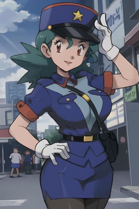 Officer Jenny And Nurse Joy Pokemon, Officer Jenny Pokemon, Officer Jenny Fanart, Pokemon Officer Jenny, Jesse Pokemon, Pokemon Jessie, Officer Jenny, Pokemon Kanto, Jessie Pokemon