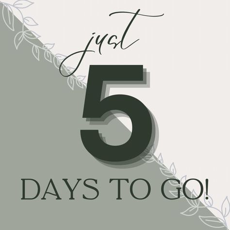 🎉✨ 5 Days Until the Bridal Show Extravaganza! ✨🎉 The countdown is on, and we’re just **5 days away** from our incredible Bridal Show at The Lakes Venue! 🎊👰💍 Here’s what you can look forward to: 🌟 Exclusive Discounts 💗 Amazing Grand Prize Giveaway 💐 Stunning Displays Make sure to mark your calendar, invite your friends, and get ready for a day full of wedding magic! We can't wait to welcome you and help you plan your dream wedding. See you there! ✨ #BridalShowCountdown #5DaysToGo #Weddi... 5 Days To Go, 5 Days To Go Countdown, 5 Days To Go Countdown Wedding, Days To Go Countdown, Countdown Wedding, Free Printable Calendar Templates, Wedding Tux, Mark Your Calendar, Prize Giveaway