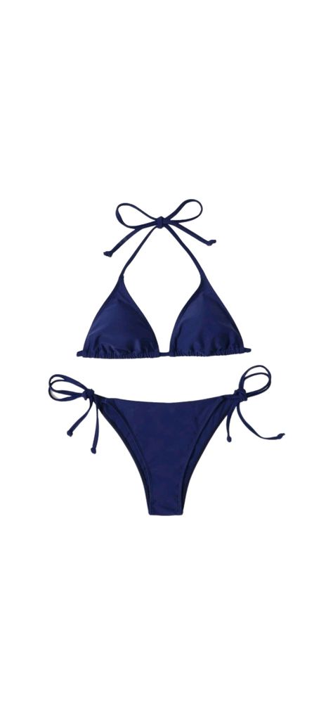 Aestethic Navy Blue Dark Blue Bikini Shein Outfit Inspo Accessoires Navy Blue Swimsuit Bikinis, Navy Blue Bathing Suit, Shein Bikinis Aesthetic, Bikinis Shein, Navy Blue Swimwear, Simple Swimwear, Dark Blue Swimsuit, Shein Bikinis, Navy Blue Swimsuit