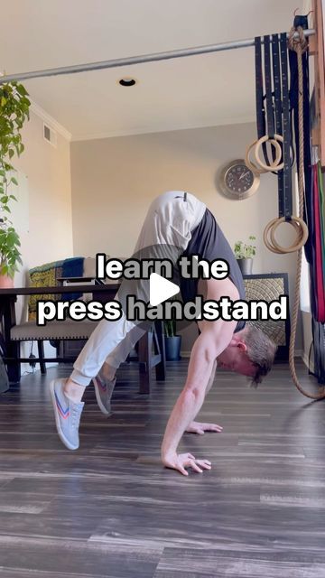 How To Do A Press Handstand, Handstand Exercises, One Arm Handstand, Handstand Press, Handstand Progression, Press Handstand, Posterior Chain, Handstand, The Press