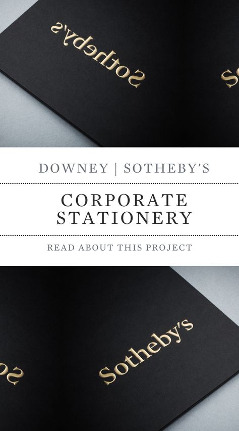 Bespoke Stationery, Corporate Stationary, Corporate Stationery, Presentation Folder, Black Card, Brand Identity Design, Name Cards, Identity Design, Gold Foil