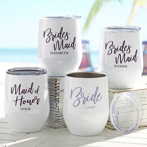 Sublimacion Ideas, Personalization Mall, Gifts For Wedding, Personalized Wine Glasses, Wine Cup, Bridesmaids Personalized, Wine Cups, Personalized Wine, Cup Gifts