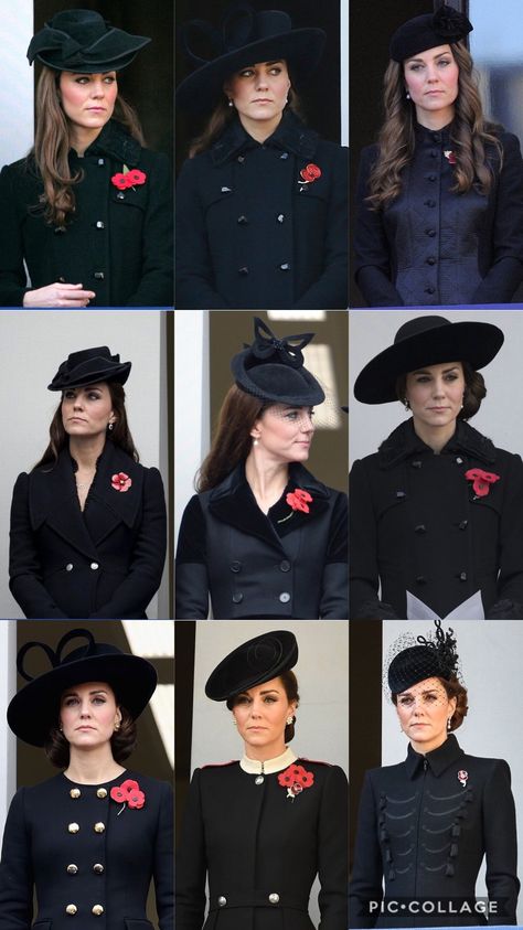 Kate Middleton Wedding, Royal Family Pictures, Kate And Pippa, Remembrance Sunday, Kate Middleton Outfits, Gothic Girl, English Royalty, 90s Runway Fashion, Bella Hadid Outfits