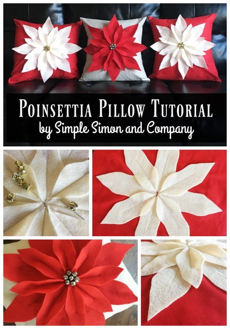 25 Free Projects to Sew for Christmas and Holidays! - Jacquelynne Steves Christmas Pillows Diy, Fabric Christmas Trees, Christmas Stocking Pattern, Sewing 101, Pillow Tutorial, Diy Products, Costura Diy, Ornament Pattern, Christmas Pillows