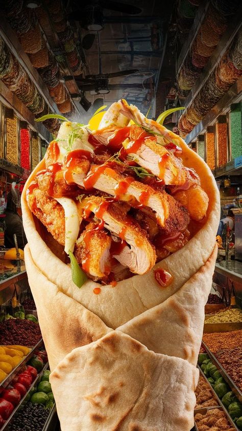 Shawarma Background Design, Pizza Dinner Recipes, Air Fryer Recipes Dessert, Shawarma Recipe, Chicken Menu, Doner Kebab, Fast Food Menu, Pizza Sauce Homemade, Soul Food Dinner