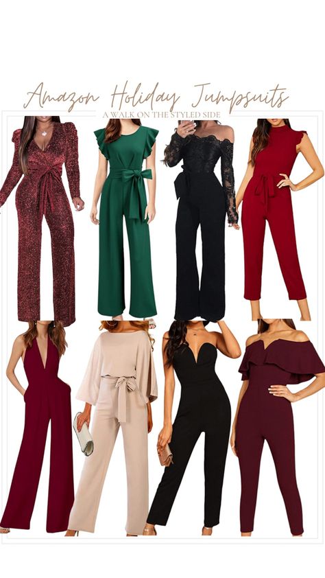 Amazon holiday party outfit Amazon holiday jumpsuits Amazon jumpsuits Amazon Christmas party outfit Amazon Christmas dress Amazon party outfit Amazon party jumpsuit Amazon holiday dresses Follow my shop @awalkonthestyledside on the @shop.LTK app to shop this post and get my exclusive app-only content! #liketkit #LTKHoliday #LTKSeasonal #LTKunder50 @shop.ltk https://liketk.it/3Uj8Z Christmas Jumpsuit Outfit, Christmas Party Jumpsuit Outfit, Christmas Party Jumpsuit, Christmas Romper Women, Holiday Jumpsuits For Women, Christmas Jumpsuit, Holiday Romper Outfit, Holiday Jumpsuit Outfit, Amazon Holiday Outfit