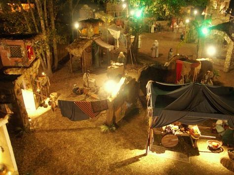 Savannah Christian Church - The Journey -The village of Bethlehem, as seen from above. Living Nativity, Live Nativity, Journey To Bethlehem, Ward Christmas Party, Journey 2, Holiday Program, Easter Event, Christmas Program, Christmas Play