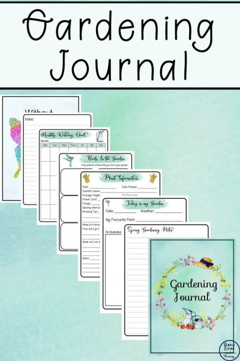 Diy Garden Journal, Garden Junk Journal Ideas, Garden Journal Printables Free, Garden Journal Ideas, Garden Bullet Journal, Gardening Journal Printables, Garden Journal Template, Garden Journals, Garden Journaling