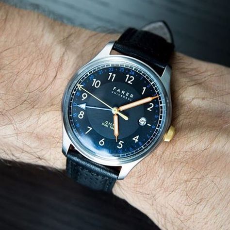 @fareruniversal brings you a travel-ready watch that's perfect for your next adventure. - @tedstaffordgq ( @alexreside) Farer Watches, Army Watches, Field Watches, Watch Trends, Dream Watches, Best Watches For Men, Seiko Watches, Watch Gifts, Luxury Watches For Men