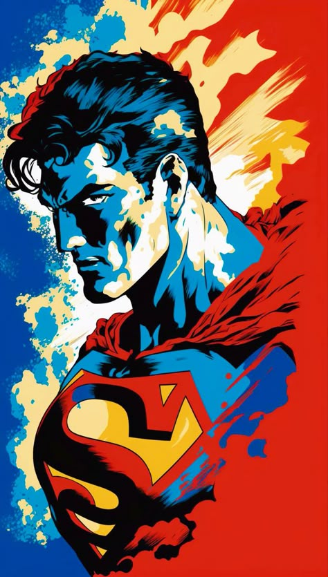 Super Man Wallpaper Superman, Super Man Wallpaper, Superman Comic Wallpaper, Superman Art Wallpaper, Superman 4k Wallpaper, Superman Art Drawing, Superman Portrait, Superman Illustration, Super Hero Poster