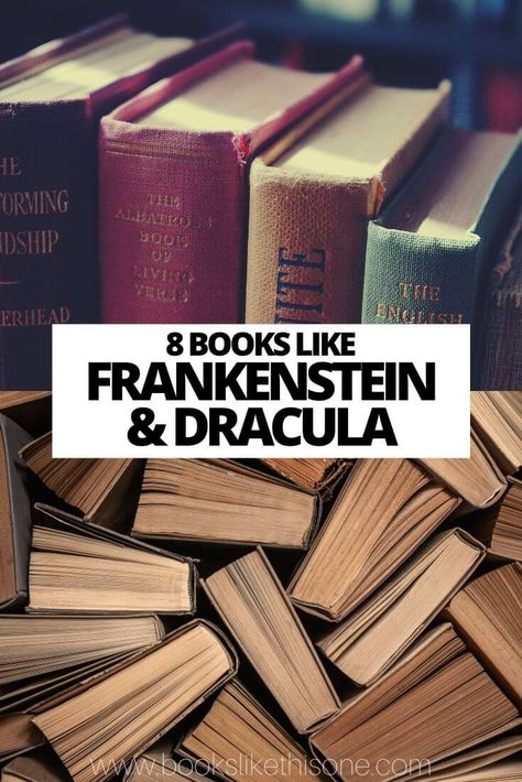 Love reading classic horror novels? Check out this list of books like Frankenstein and Dracula! Moving Books, Tuesdays With Morrie, Dresden Files, The Lovely Bones, All The Bright Places, Water For Elephants, Paper Towns, Looking For Alaska, His Dark Materials