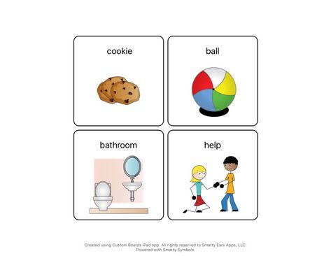 Basic communication board Speak For Yourself, Picture Exchange Communication System, Pecs Pictures, Augmentative Communication, Catch 22, Schools Around The World, Core Vocabulary, Communication Board, Evidence Based Practice