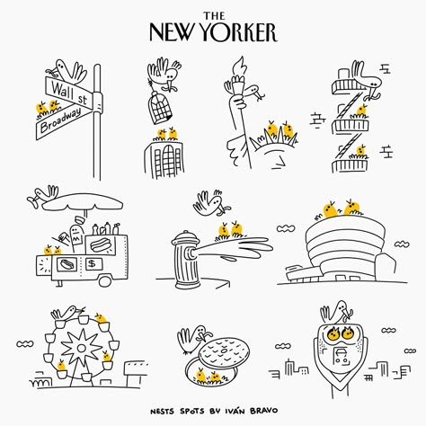 The New Yorker Illustrations, New Yorker Spot Illustration, New Yorker Illustration, Circle Of Security, Studio Illustration, Office Graphics, Spot Illustration, Web Illustration, Visual Narrative