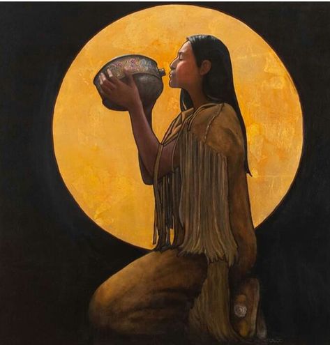 August Moon, Native Artwork, Indian American, Native American Images, Blue Rain, Southwest Art, Indigenous Art, Native Art, Western Art