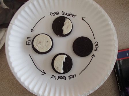 Teaching preschoolers phases of the moon with OREO (or other brand) of cookies! SERIOUSLY? This is genious! HOW CUTE! Last Quarter Moon, Space Lesson Plans, Space Theme Preschool, Teaching Preschoolers, Moon Activities, Space Lessons, Space Preschool, Scientific Revolution, Quarter Moon