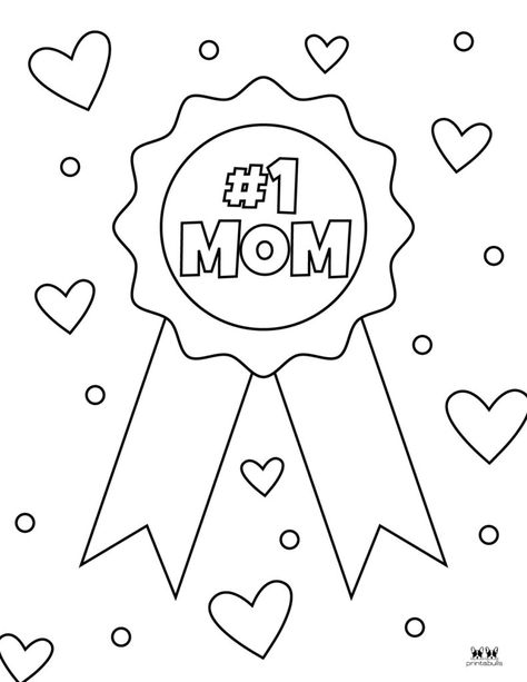 Mother_s Day Coloring Page-1 Mothers Day Coloring Sheets, Mothers Day Drawings, Mom Drawing, Mothers Day Coloring Pages, Mother's Day Printables, Mothers Day Crafts For Kids, Fathers Day Crafts, Mors Dag, Mothers Day Crafts