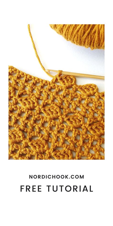 This free crochet tutorial shows how to make the tilted blocks mesh stitch step-by-step. It includes detailed photo instructions. The tilted blocks mesh stitch is a repeat of four rows. The fabric turns out light and it would work well for a summer crochet project. Crochet Mesh Stitch, Crochet Stitch Tutorial, Mesh Stitch, Stitch Tutorial, Crochet Stitches Tutorial, Crochet Stitches Patterns, Crochet Poncho, Crochet Stitch, Summer Crochet