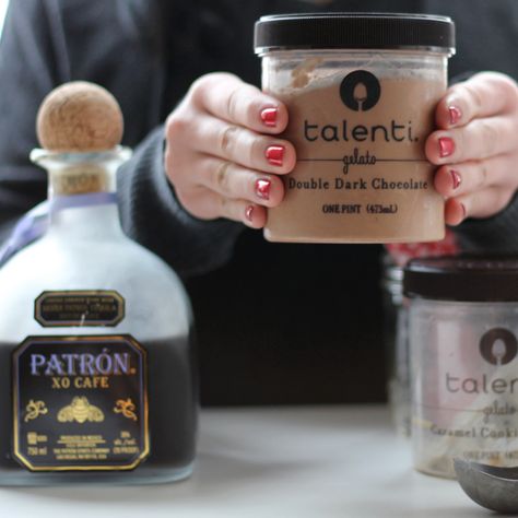 Mixing Patron XO Cafe and gelato to create the best milkshake #recipe #nomnom Cafe Patron Drinks, Best Milkshake Recipe, Patron Drinks, The Best Milkshake, Patron Xo Cafe, Best Milkshakes, Cocktail Shots, Milkshake Recipe, Tequila Drinks