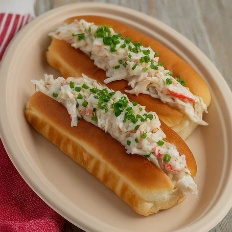 Crab Roll Recipe with Mayonnaise and Fresh Chives - Instacart Recipe With Mayonnaise, Crab Rolls, Mayonnaise Recipe, Roll Recipe, Fresh Chives, Crab Meat, Rolls Recipe, Lemon Juice, The Coast